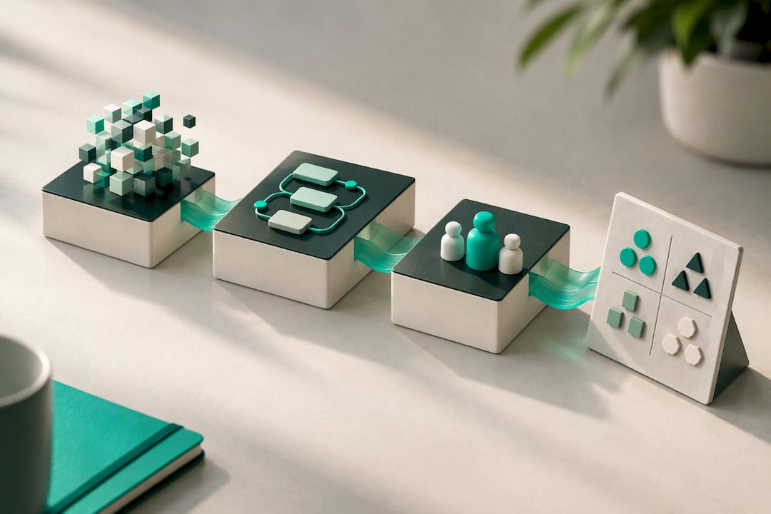 AI diagnostic stages and prioritisation flow