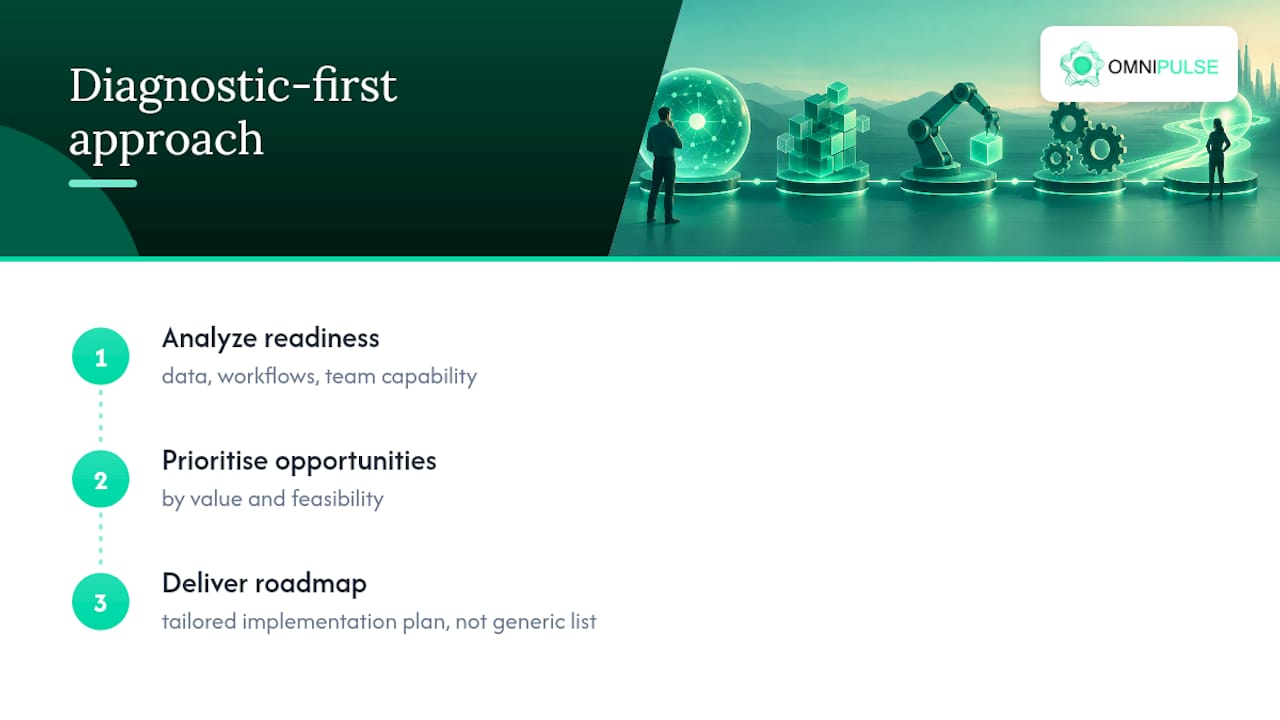 OmniPulse perspective: why a diagnostic-first approach wins — overview diagram